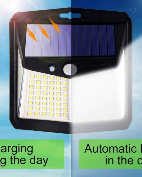 128 LED Outdoor Motion Sensor Solar Light