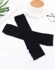 Bememo 3 Pairs Winter Long Fingerless Gloves Knit Elbow Length Gloves Thumb Hole Arm Warmers for Women Girls