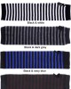 Bememo 4 Pairs Punk Gothic Long Fingerless Gloves Halloween Knitted Arm Warmer Elbow Length Gloves Thumb Hole Gloves