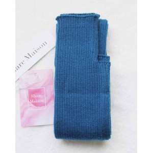 Share Maison Women's Arm Warmers with Thumb Hole Winter Fingerless Stretchy Cashmere Wool Long Gloves Sleeves